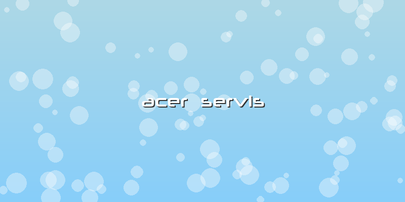 Acer Servis