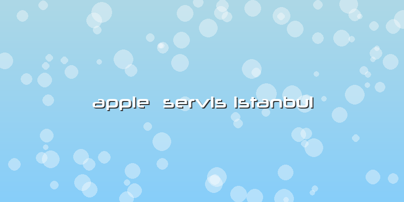 Apple  Servis Istanbul