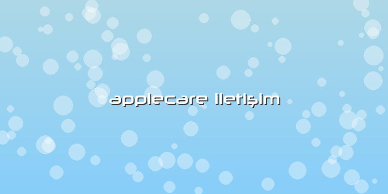 Applecare Iletişim