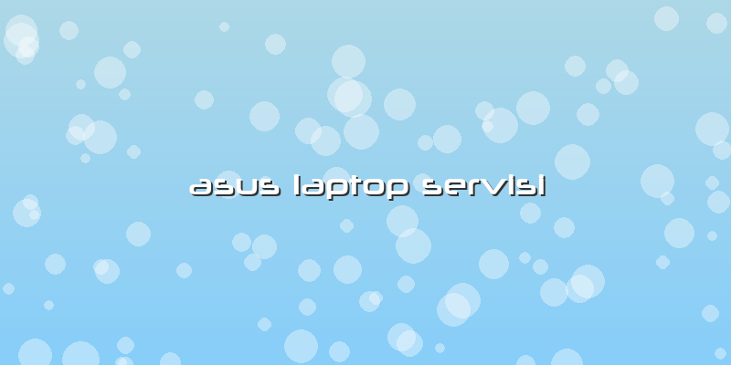 Asus Laptop Servisi