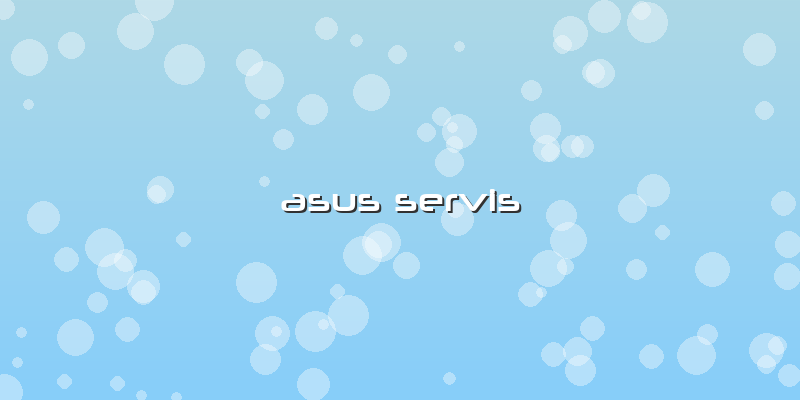 Asus  Servis