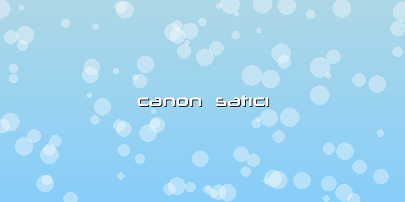 Canon  Satıcı