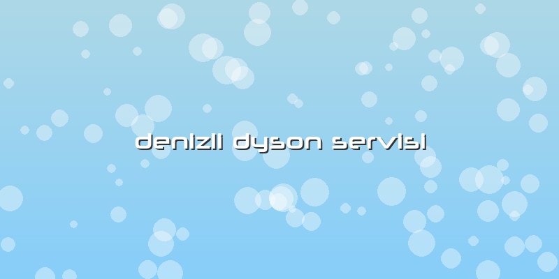 Denizli Dyson Servisi