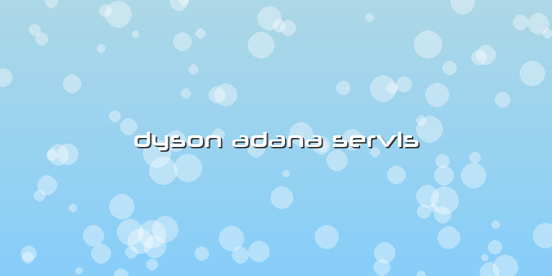 Dyson Adana Servis