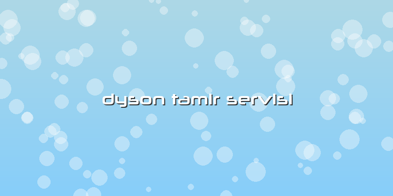 Dyson Tamir Servisi