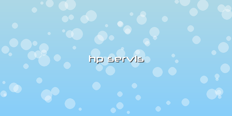 Hp Servis