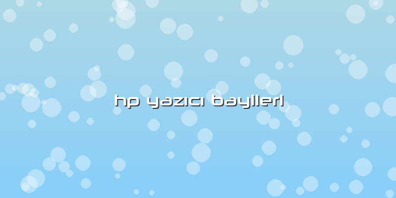 Hp YazÄ±cÄ± Bayileri
