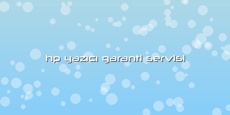 Hp Yazıcı Garanti Servisi