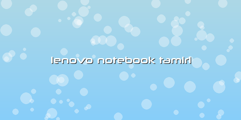 Lenovo Notebook Tamiri
