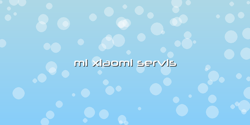 Mi Xiaomi Servis