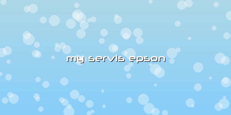 My Servis Epson