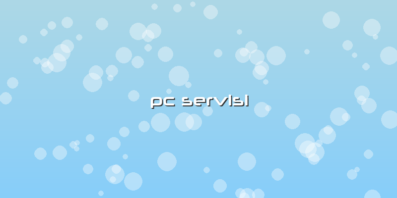 Pc Servisi