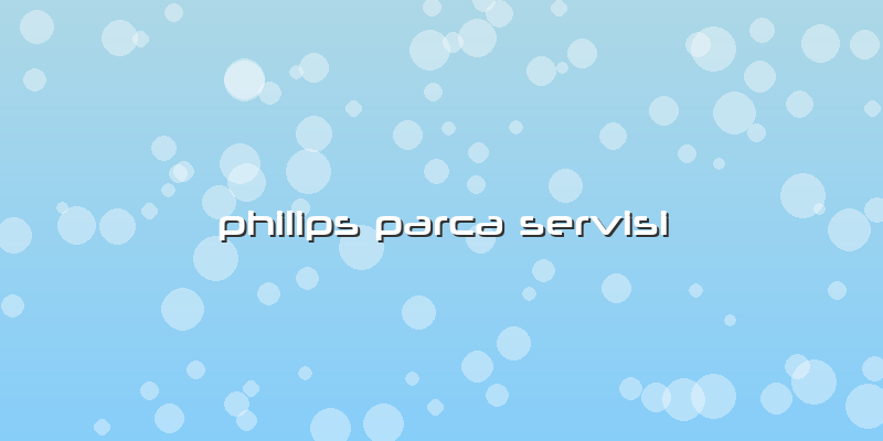 Philips Parca Servisi