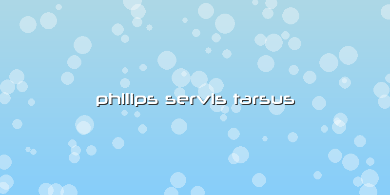 Philips Servis Tarsus