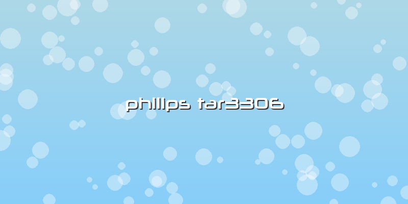 Philips Tar3306