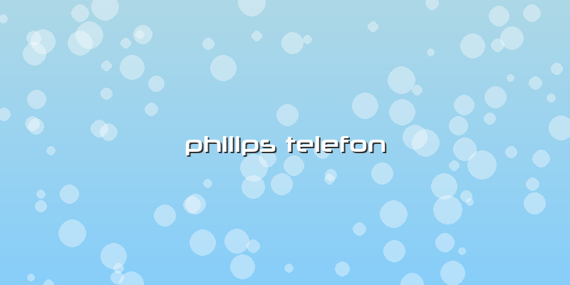Philips Telefon