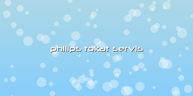 Philips Tokat Servis