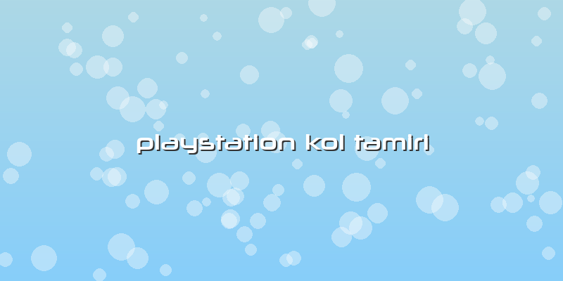 Playstation Kol Tamiri