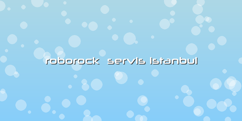Roborock Servis Istanbul