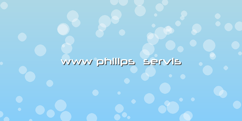 Www Philips  Servis
