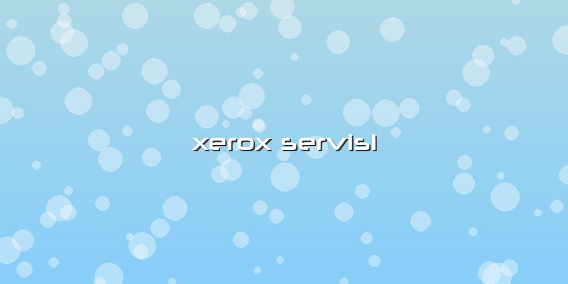 Xerox Servisi