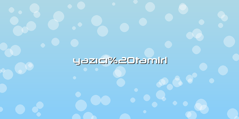 YazÄ±cÄ±%20tamiri